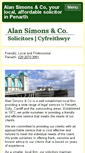 Mobile Screenshot of alansimons.co.uk